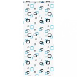 vidaXL Jaluzea cu role de duș cu casetă 110x240cm lățime material 106cm