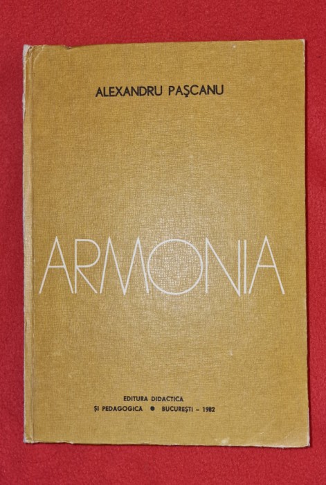 ARMONIA de Al.Pascanu