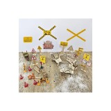 51 de piese accesorii mini pentru elf constructor, ornamente pentru șantier de gnom &ndash; Multi