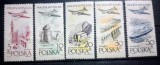 Polonia 1958 avioane , aviatie serie 5v nestampilata, Nestampilat