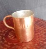 Cană din cupru vintage, volum 350 ml,