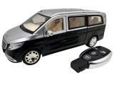 Macheta Mercedes Maybach V-Class negru gri 1:24 replica metal lumini si sunete usi laterale actionate din telecomanda