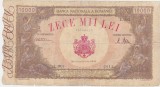 Bancnotă Rom&acirc;nia 10000 lei 20 decembrie 1945, seria L.1824, nr. 0612