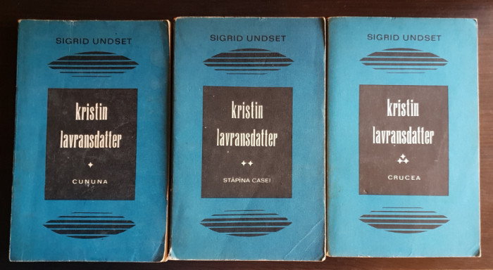 KRISTIN LAVRANSDATTER (3 vol.) - Sigrid Undset