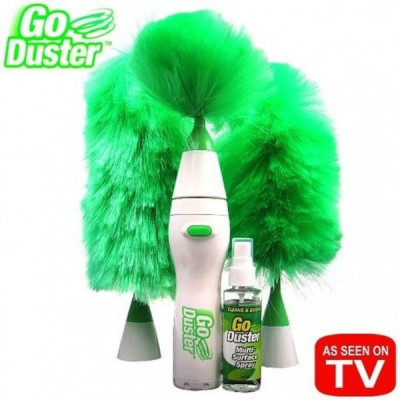 Stergator de praf rotativ cu pamatuf curatare praf electric Go Duster foto