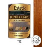 Lac pentru lemn ESTETIK DECKING&amp;TERRACE 2.5L TEC podele si terase