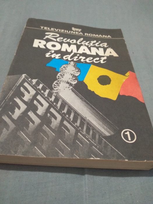 REVOLUTIA ROMANAQ IN DIRECT - MIHAI TATULICI 1990 /398 PAG