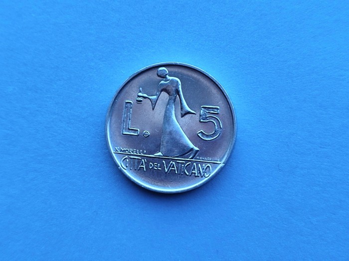 5 Lire 1978 Vatican-UNC-RAR