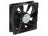 Ventilator 92x92x25mm, 12V DC, volum aer 102m3/h, lagar cu glisare, EBM-PAPST - 3412NGHH