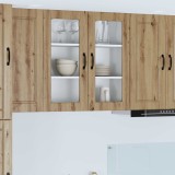 vidaXL Dulap de bucătărie cu raft Stejar Artizanal 80 x 31 x 80 cm 885424