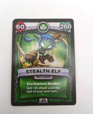 Skylanders Stealth Elf - Battlecast - trading card foto