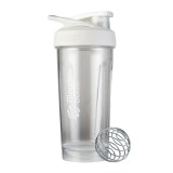 Blender Bottle Shaker Strada Tritan Alb Transparent, 800 Ml