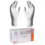 Cutie 100 Manusi Farma latex nepudrate de examinare Albe L DNC CNN49547