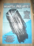 Afis Film - Moartea unui artist-din 199 regizat de Horea Popescu ,cu V.Rebengiuc