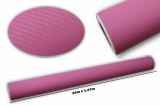 Folie auto carbon 3d texturata PINK - colant auto 1.27 / (30M) Performance AutoTuning