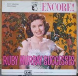 Disc Vinil LP Ruby Murray - Successes (1966, Encore, Folk/Pop/Rock) 33 RPM