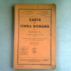 CARTE DE LIMBA ROMANA PENTRU CLASA II-A SECUNDARA DE BAIETI SI FETE - I.I. BUJOR
