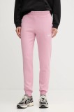 Puma pantaloni de trening culoarea roz, uni, 682449
