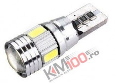 Led auto Canbus T10 cu 6 SMD 5730 foto