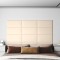 Gossi panouri de perete 12 buc. crem 60x30 cm catifea 2,16 m2