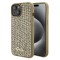 Husa pentru Apple iPhone 15, Guess, Disco Metal Script, Aurie