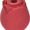 Stimulator Clitoris Flower Rose 10 Moduri Air Pulse Silicon USB Rosu Mokko Toys