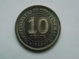 10 CENTS 1949 MALAYA-XF
