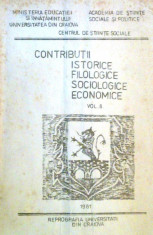 Contributii istorice filologice sociologice economice foto