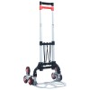 VidaXL Cărucior pliabil pentru scări, 70 kg, argintiu, aluminiu
