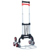 VidaXL Cărucior pliabil pentru scări, 70 kg, argintiu, aluminiu