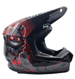 Cumpara ieftin Casca Moto Cross si ATV Full Face Copii si Adulti, Echipament Protectie Enduro MTB Quad, ABS, Omologare DOT, Marimea M, Model RED-WOLF