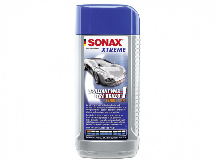 Ceara Auto Lichida Sonax Brilliant Wax 1 NanoPro, 250ml