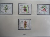 Serie timbre nestampilate flora flori Germania Berlin Vest MNH Berlin West, Nestampilat