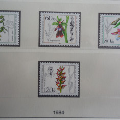 Serie timbre nestampilate flora flori Germania Berlin Vest MNH Berlin West