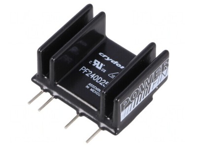 Releu semiconductor 25A 24-280VAC Ucom 3-15VDC THT SIP foto