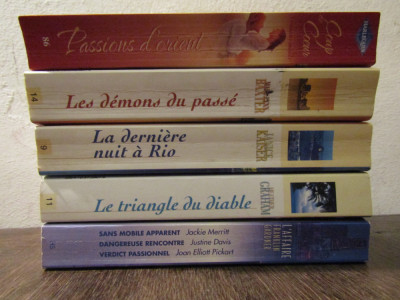 Set 5 romane &amp;icirc;n limba franceză editura HARLEQUIN foto