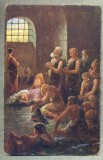 AD 259 C. P. VECHE -QUO VADIS ?-THE CHRISTIANS IN THE JAIL OF THE CIRCUS -PATATA, Circulata, Franta, Printata