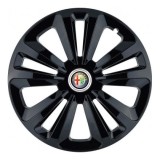 Set 4 Capace Roti Terra Negru R15, pentru Alfa Romeo, Autohelix MSA