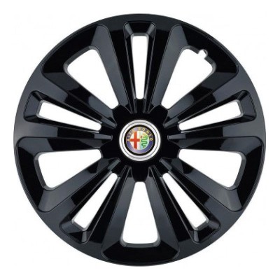 Set 4 Capace Roti Terra Negru R16, pentru Alfa Romeo foto