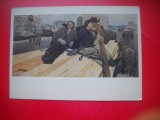 HOPCT 23646 PE SANTIER -PESIS G A -- RUSIA --MUZEE - CP PICTURA --NECIRCULATAMUNTII