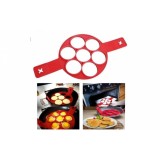 Forma Silicon Clatite Perfecte, Culoare Rosu, Oem, Ustensile Gatit, Casa