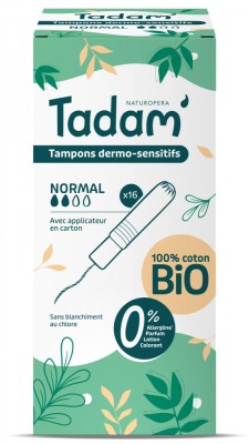Tampoane BIO hipoalergenice Normal(cu aplicator) Tadam foto