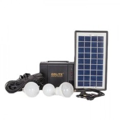 Kit Incarcator Urgente cu Panou Solar GdLite GD8006A 6V4Ah foto