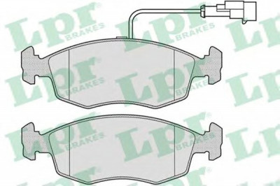 Set placute frana,frana disc FIAT PALIO (178BX) (1996 - 2016) LPR 05P755 foto