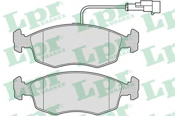 Set placute frana,frana disc FIAT PALIO (178BX) (1996 - 2016) LPR 05P755