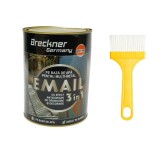 Vopsea Email Anticoroziva 3 &icirc;n 1 Breckner Germany Galben Sport 2kg pentru Metal - Aplicare Direct pe Rugina