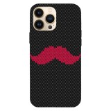 Husa compatibila cu Apple iPhone 14 Plus model Red Mustache, Silicon, TPU, Viceversa, Transparent, Carcasa