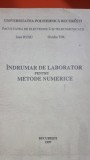 Indrumar de laborator pentru metode numerice - Ioan Rusu, Ovidiu Tol