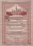 Certificat de domiciliu Austria Vienna 1933, Europa