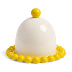 &k amsterdam vas pentru unt Butter Dish Perle Yellow